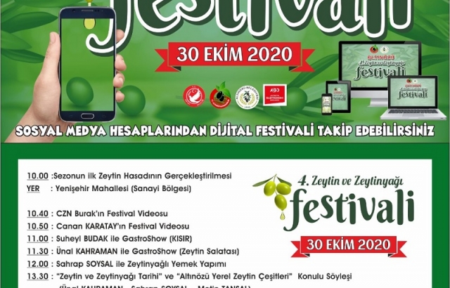 4. Altınözü Zeytin ve Zeytinyağı Festivali Dijital Platformda Düzenlenecek
