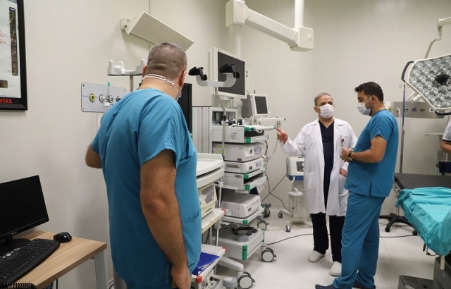 Başhekim Bayrakçıoğlu, ameliyathane alanlarını ziyaret etti