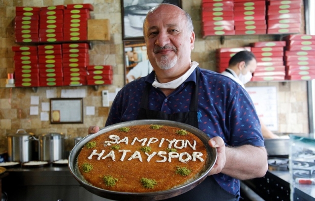 Hatayspor’un şampiyonluğu gastronomi kentinin lezzetleriyle kutlanıyor