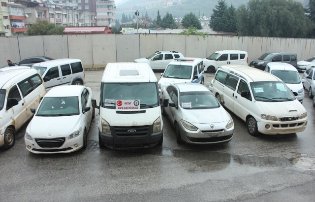 Türkiye’de çalınan araçlar Afrin’de bulundu