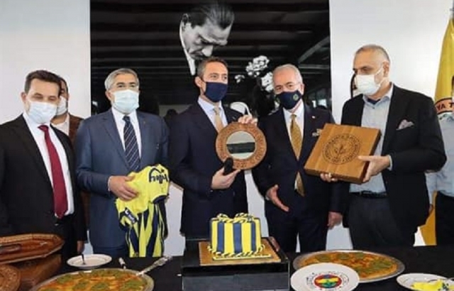 Fenerbahçe yöneticileri ATSO’da ağırlandı