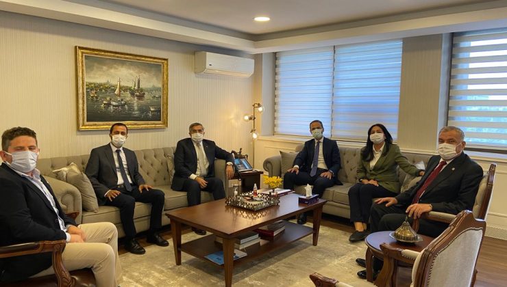 Başkan Yılmaz Ankara’da ziyaretler gerçekleştirdi