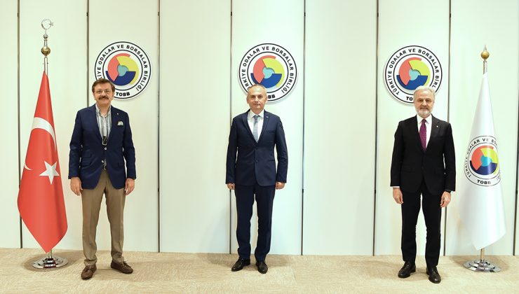 TOBB Başkanı Hisarcıklıoğlu’na ziyaret