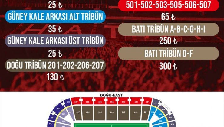 Antalyaspor maçı biletleri satışta