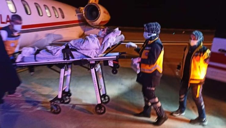 Rabia Uçak Ambulansla İstanbul’a Nakledildi