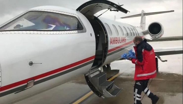 Semira Bebek Uçakla İstanbul’a Nakil Edildi