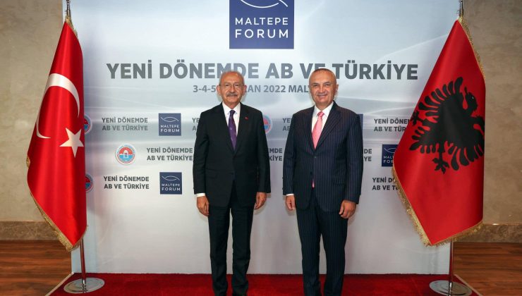 Arnavutluk Cumhurbaşkanı Meta CHP Heyeti İle Görüştü