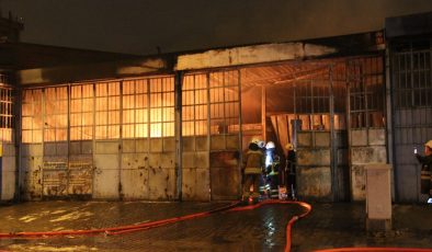 Sanayi Sitesinde Çıkan Yangın Söndürüldü