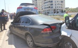 Antakya-Samandağ yolunda zincirleme trafik kazası