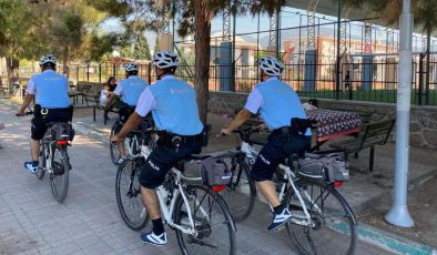 Bisikletli polis timleri göreve başladı