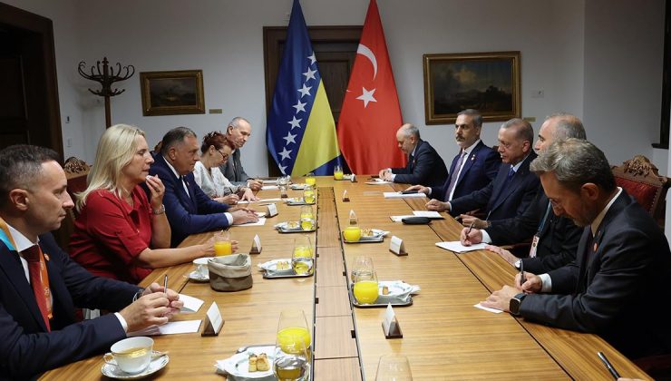 Erdoğan, Bosna Hersek heyetini kabul etti 