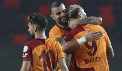 Galatasaray Gaziantep deplasmanında üçledi