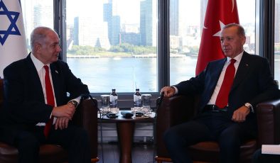 Cumhurbaşkanı Erdoğan, İsrail Başbakanı Netanyahu’yu kabul etti