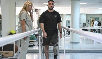 Bacağını Kaybeden Gazinin Hedefi Milli Sporcu Olmak