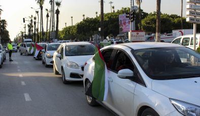 Hatay’da Filistin’e destek için konvoy düzenlendi