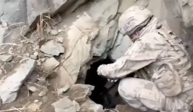 “Kahramanlar Operasyonu” kapsamında bölücü terör örgütünün 21 mağara ve sığınağı imha edildi