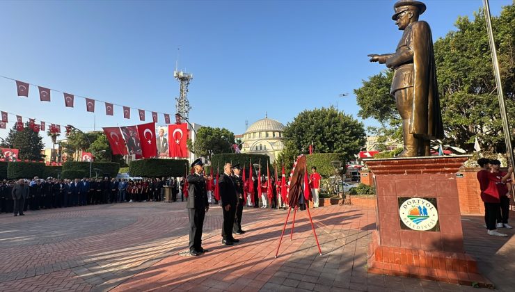 Büyük Önder Atatürk, Hatay’ın ilçelerinde anıldı