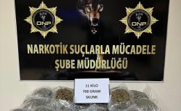 Osmaniye’de 11 kilo 700 gram sentetik uyuşturucu ele geçirildi