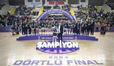 ING Kadınlar Türkiye Kupası’nda şampiyon Fenerbahçe Alagöz Holding