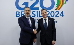 Dışişleri Bakanı Fidan, Rio de Janeiro’da ABD Dışişleri Bakanı Blinken ile görüştü