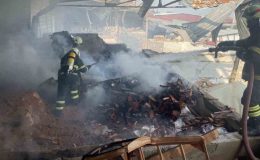 Antakya’da Sanayi Sitesinde Yangın Çıktı