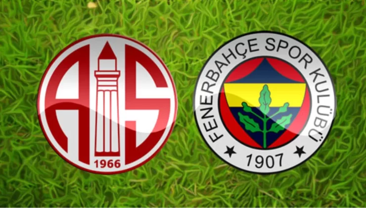 Fenerbahçe Antalya deplasmanında