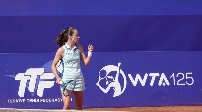 Milli tenisçi Zeynep Sönmez, Megasaray Hotels Açık’ta ikinci tura çıktı