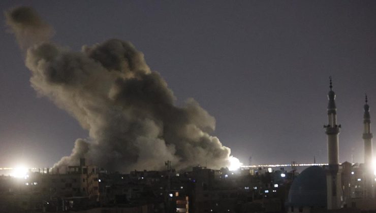 İsrail’in Gazze’de gece boyu düzenlediği saldırılarda en az 5 sivil hayatını kaybetti
