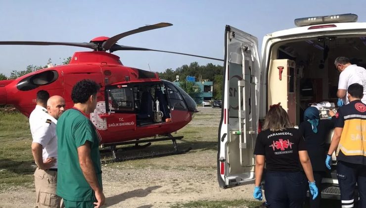 Ambulans Helikopter 4 Günlük Bebek İçin Havalandı