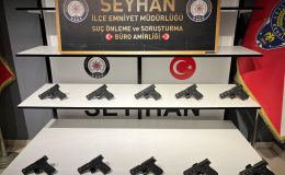 Adana’da 10 ruhsatsız tabanca ele geçirildi